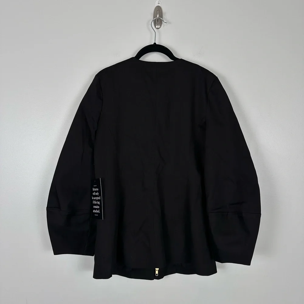 TUCKERNUCK Black Long Sleeve Structured Rhoda Tunic Top NEW - Picture 9 of 12